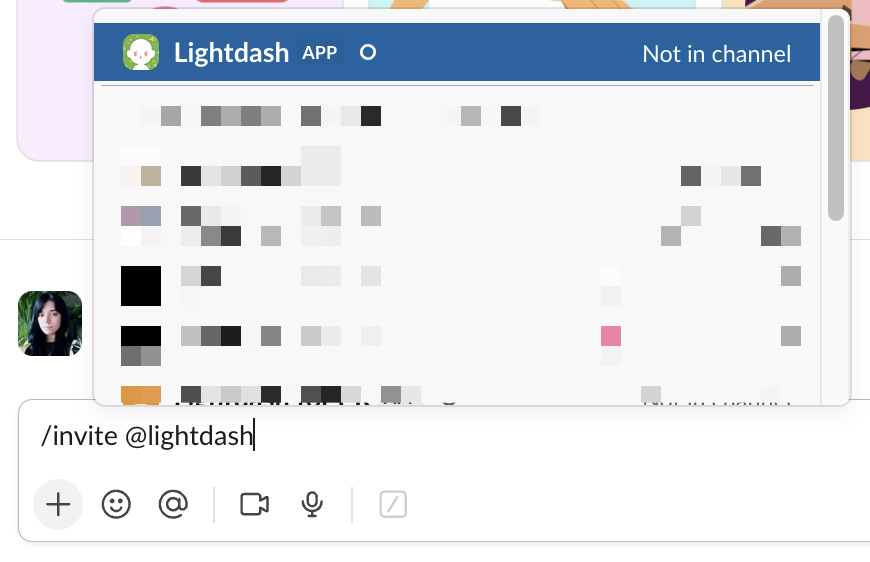 The Slack message box with /invite @qyra typed, and the Qyra app shown as Not in channel above it